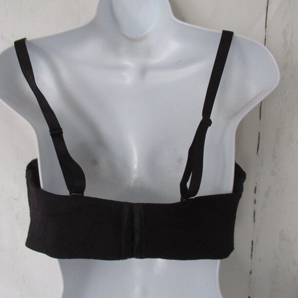 Lunaire Bra Black 42D Convertible Strapless Underwire 175-11 - Picture 4 of 7